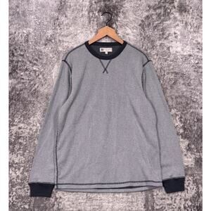 New Wallace & Barnes Shirt Large Mens J Crew Thermal Knit Long Sleeve